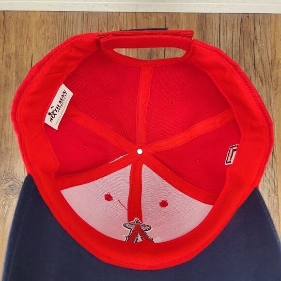 Los Angeles Angels Albert Pujols #5 Strapback Hat Cap Red Icee Stadium Giveaway - Picture 9 of 11